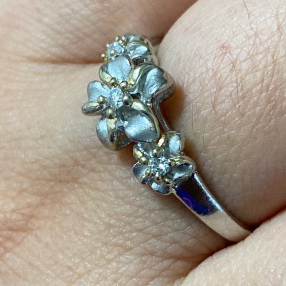 🖤Plumeria💕Sterling silver ring - Picture 4 of 10